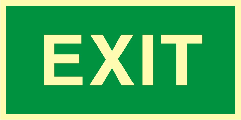 Znak ewakuacyjny Exit