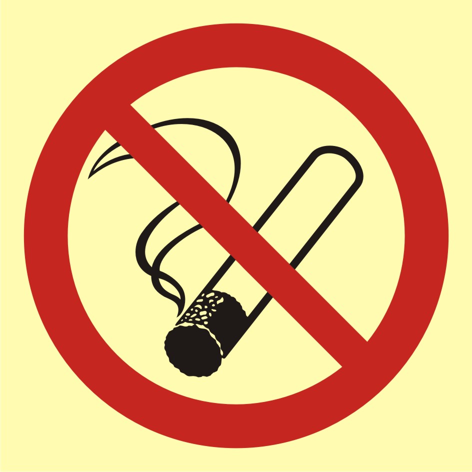 Znak przeciwpożarowy Palenie tytoniu zabronione