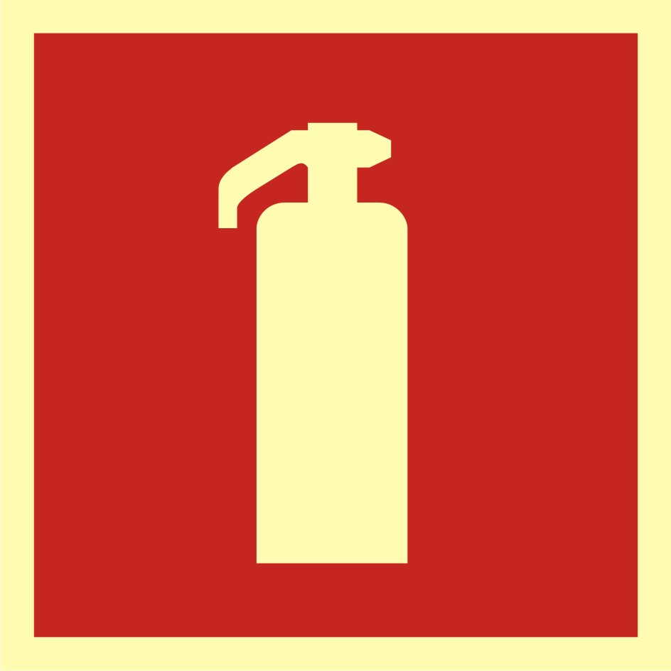 Znak przeciwpożarowy Gaśnica