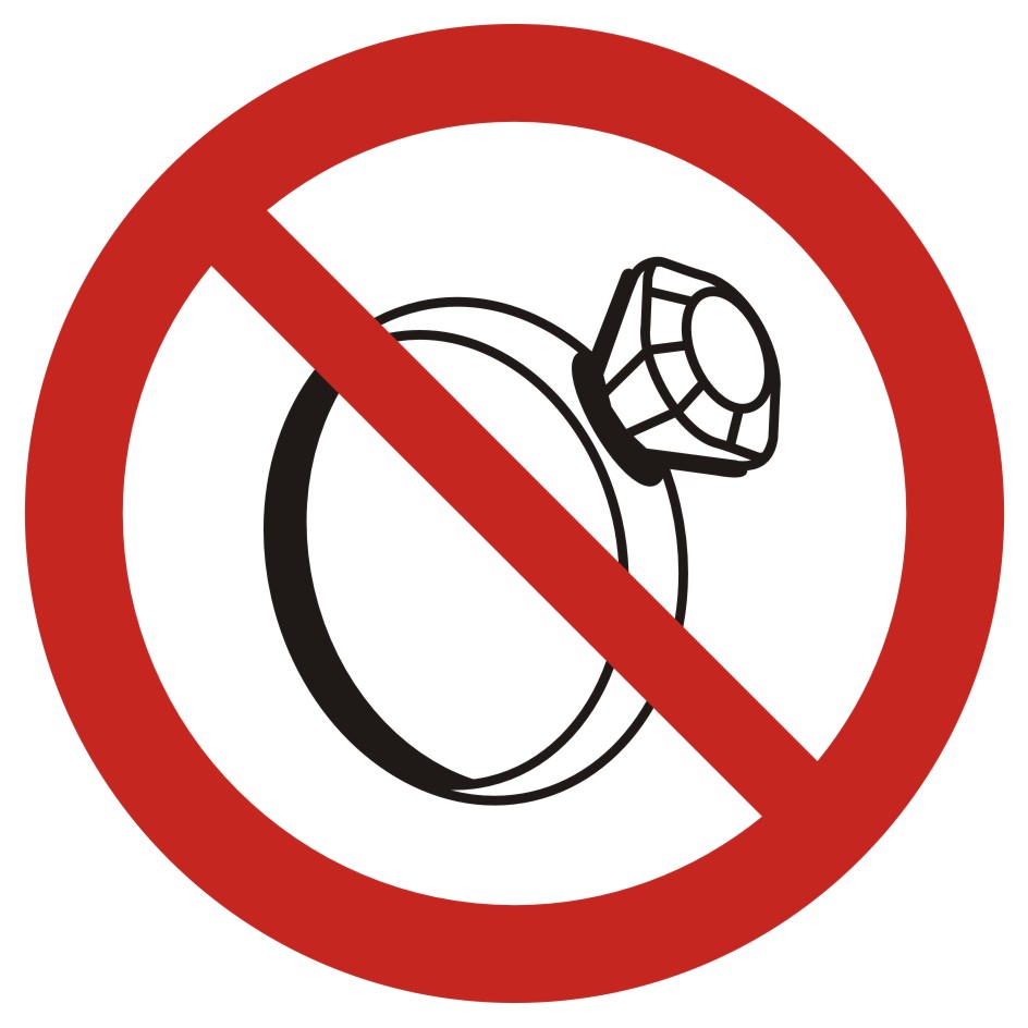 Zakaz noszenia biżuterii w pomieszczeniach produkcyjnych