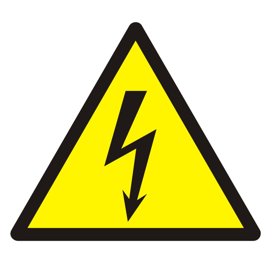 Znak Ostrzeżenie przed napięciem elektrycznym