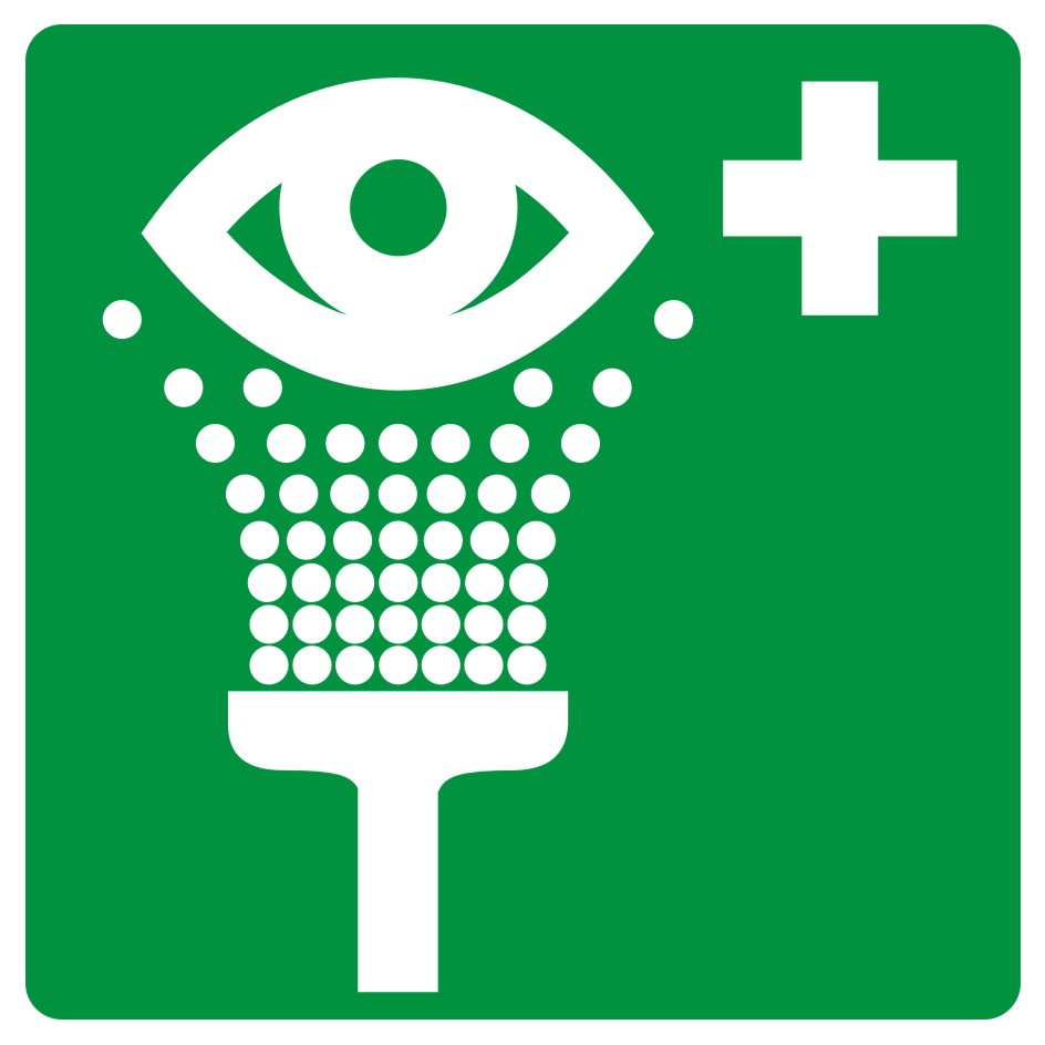 Znak informacyjny Prysznic do przemywania oczu 2