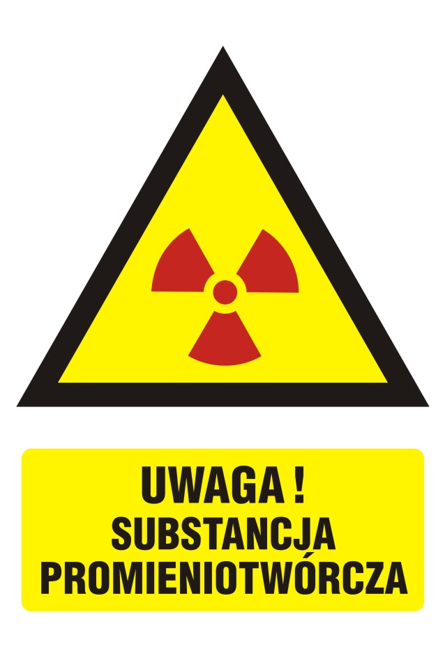Ostrzeżenie przed substancjami promieniotwórczymi 2