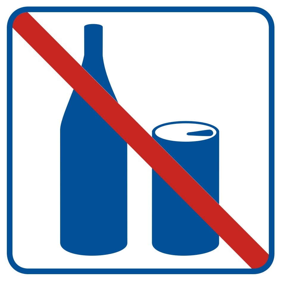 Zakaz spożywania napojów