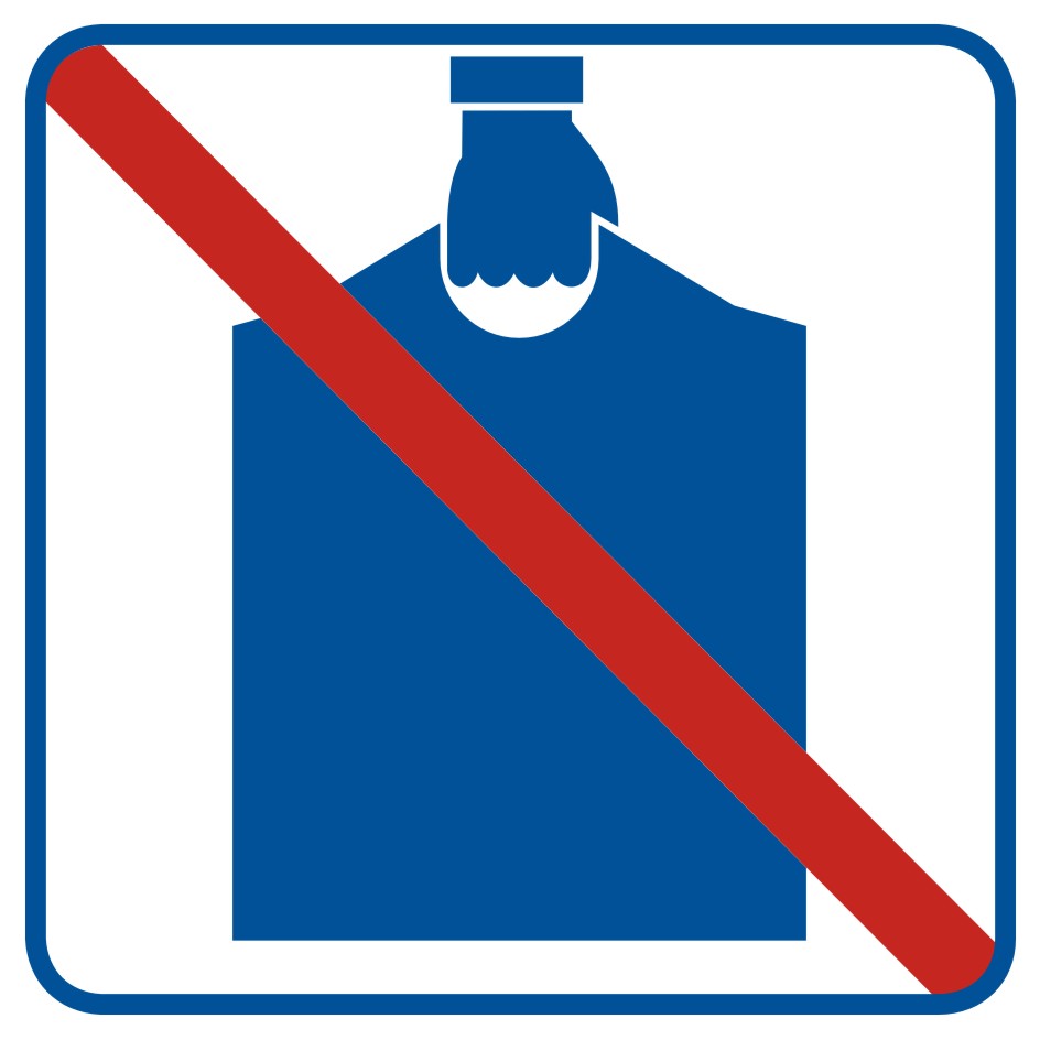 Zakaz wnoszenia podręcznego bagażu