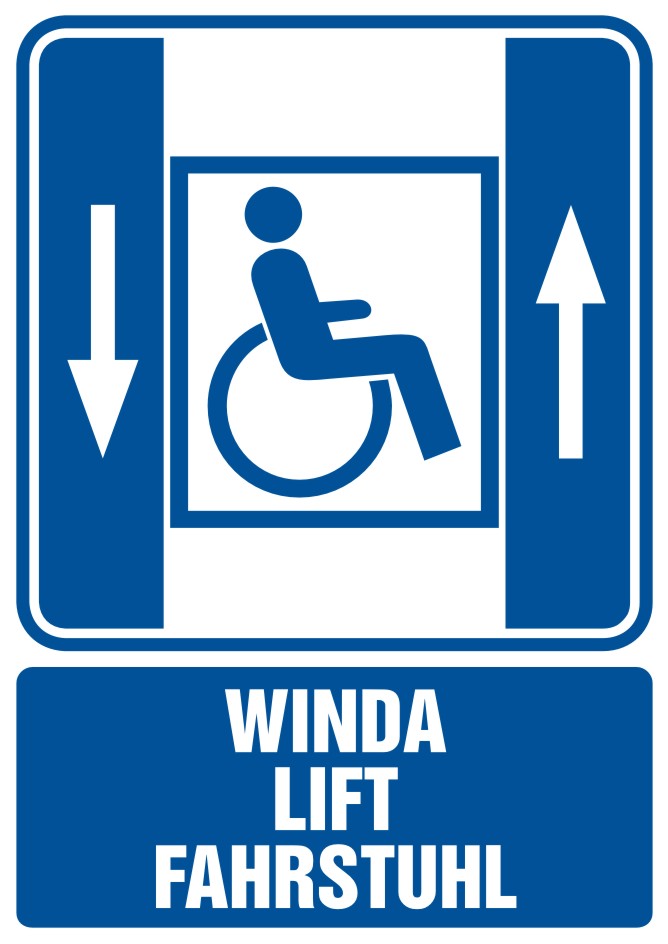 Winda lift fahrstuhl - dźwig osobowy dla niepełnosprawnych
