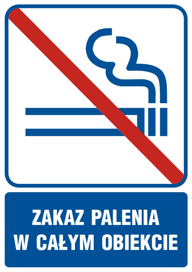 Zakaz palenia w całym obiekcie