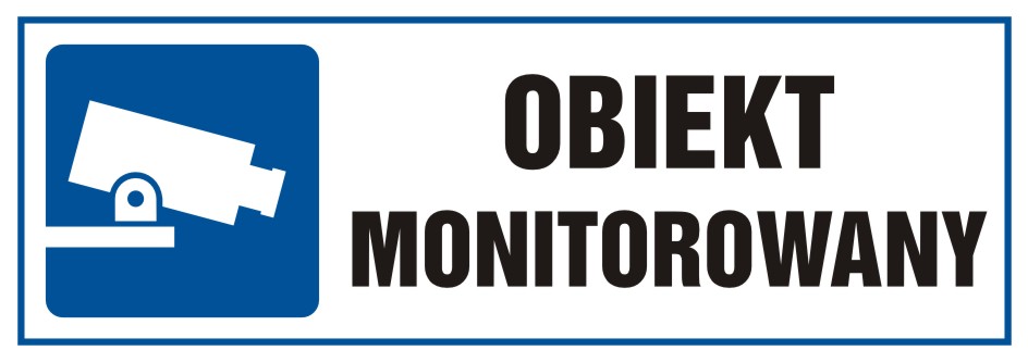 Tabliczka obiekt monitorowany